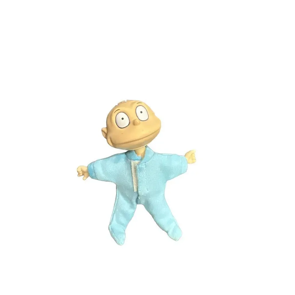 1997 Mattel Rugrats- Angelica And Tommy Soft Body Toys